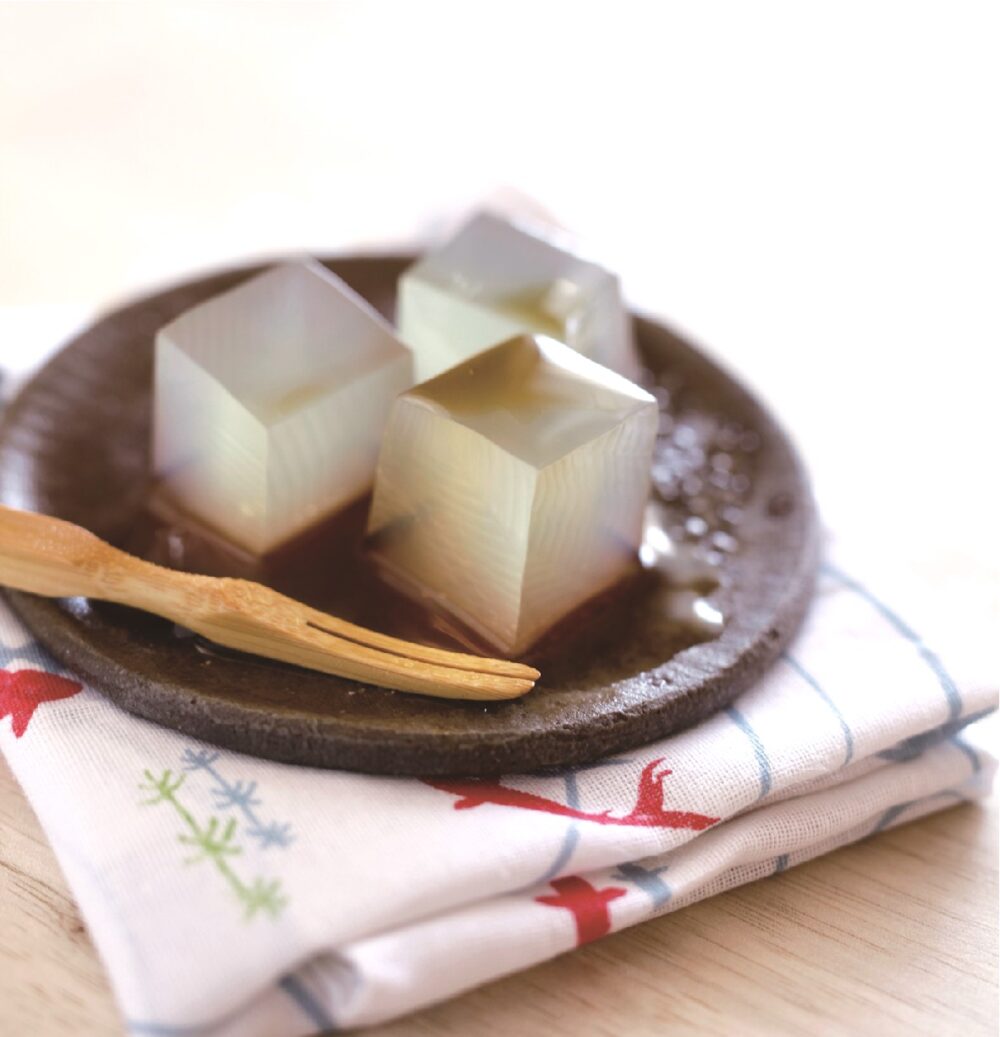 【4~9月限定】国産天草100%生ところてん350g 黒蜜・きな粉付き