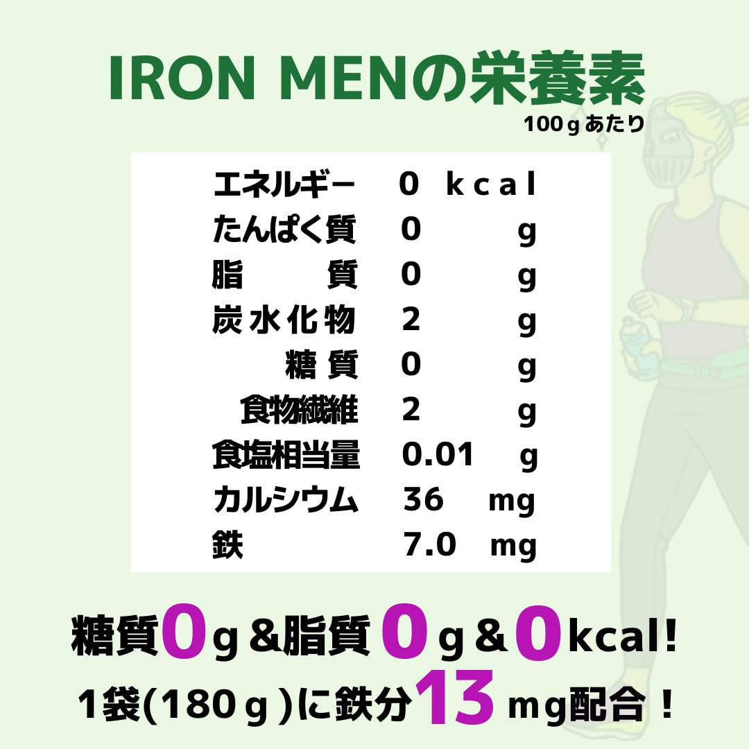 IRON MEN(アイアンメン)180g