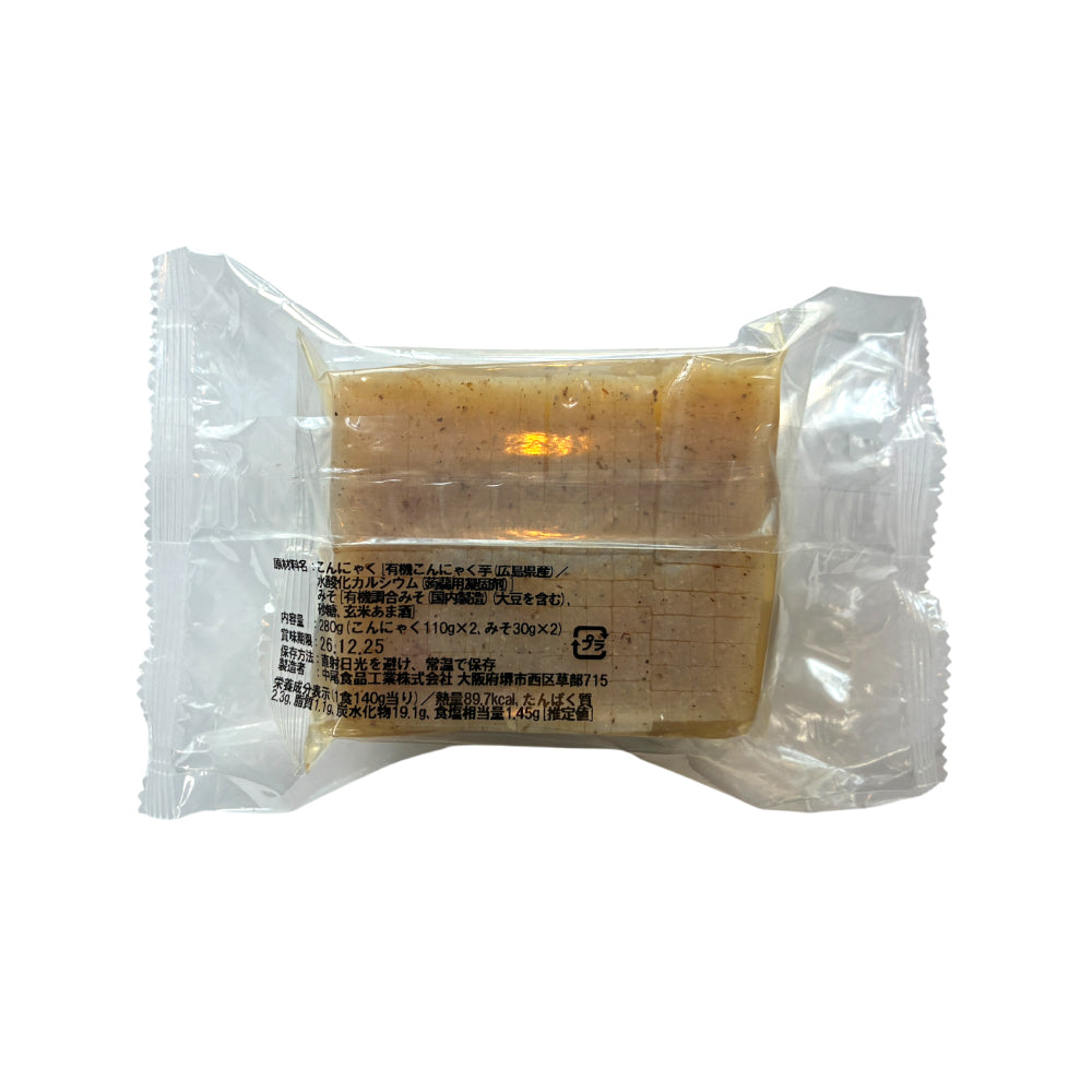 有機生芋使用 田楽蒟蒻110g2P みそだれ付