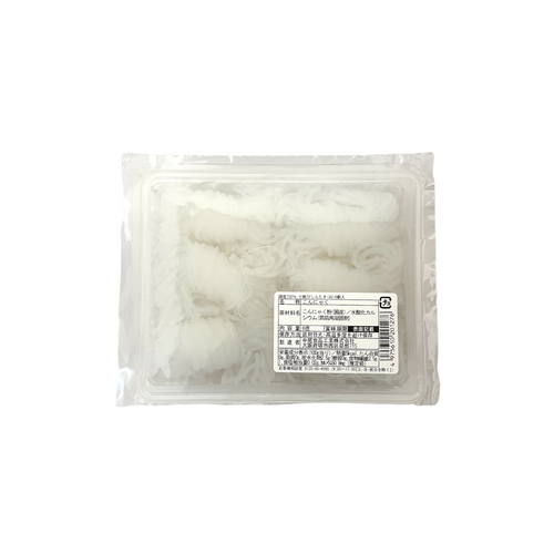 100% domestically produced small knotted shirataki noodles (white), 6 pieces per pack, 24 packs total (cannot be shipped together)