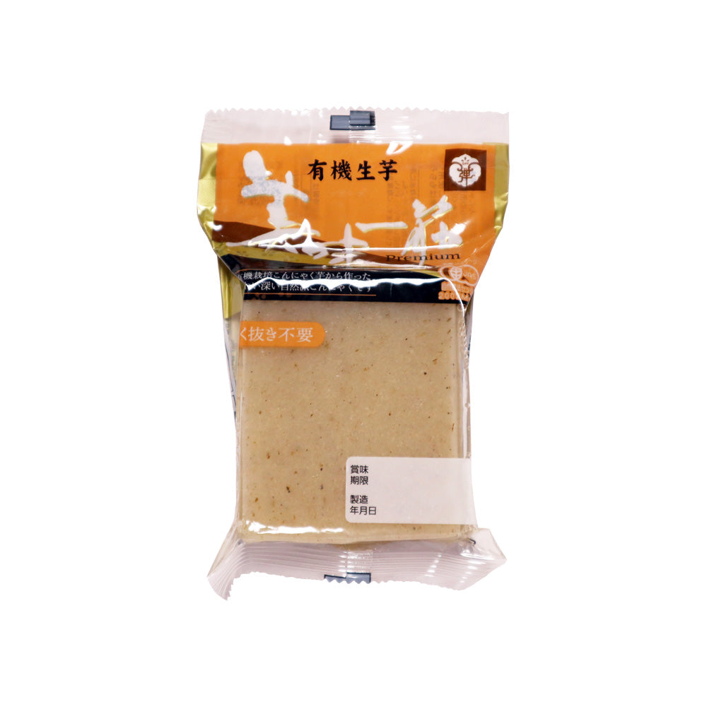 国産有機生芋 ミニ板こんにゃく 120g
