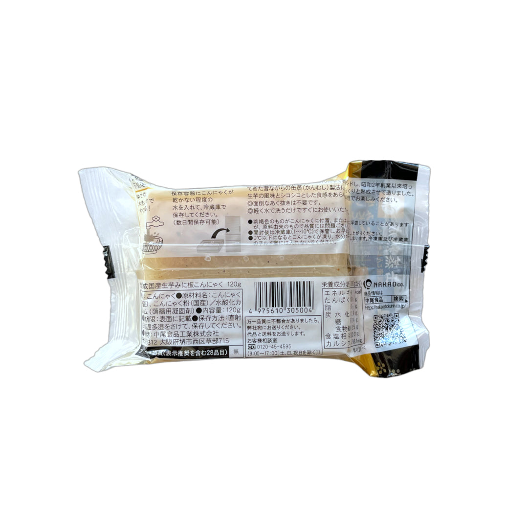 缶蒸熟成 国産生芋みに板こんにゃく 120g
