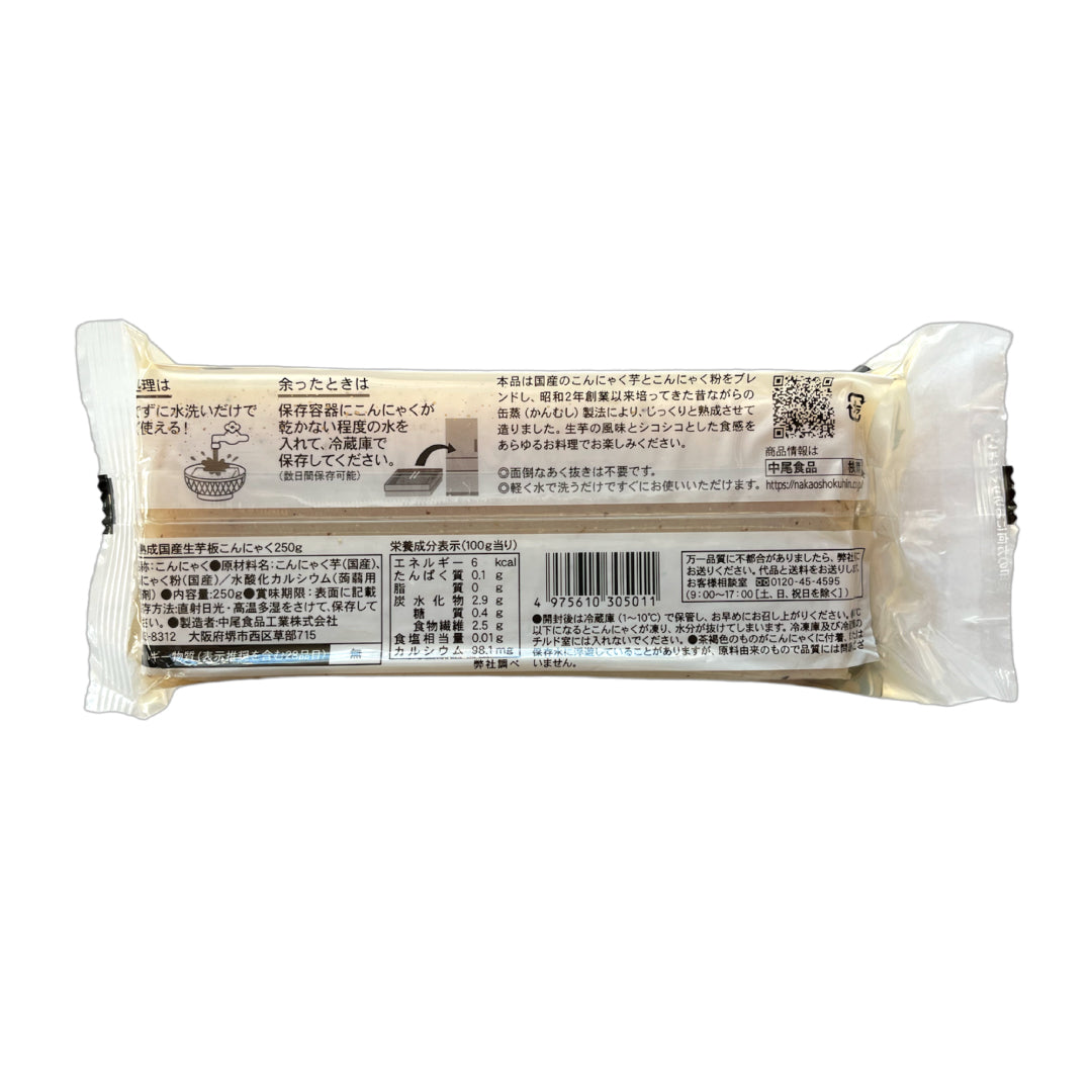 缶蒸熟成国産生芋板こんにゃく 250g
