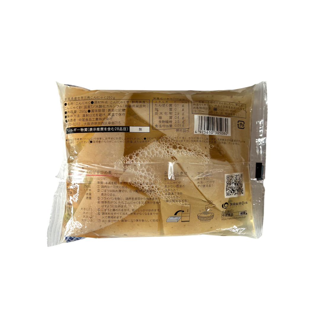 群馬県産生芋三角こんにゃく250g