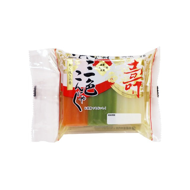 【お正月限定】美味一筋　三色こんにゃく280ｇ